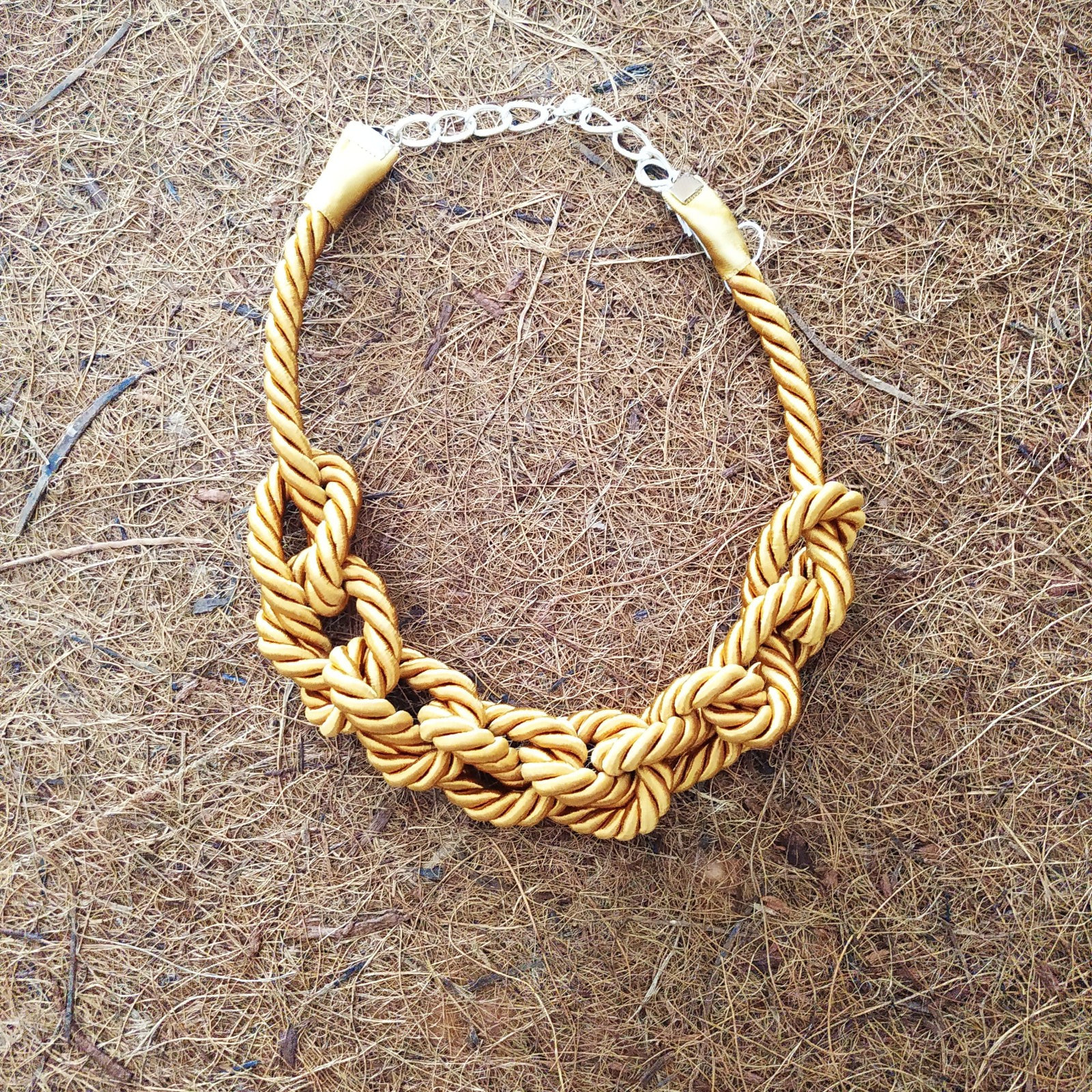 Gold Multi Knot Necklace